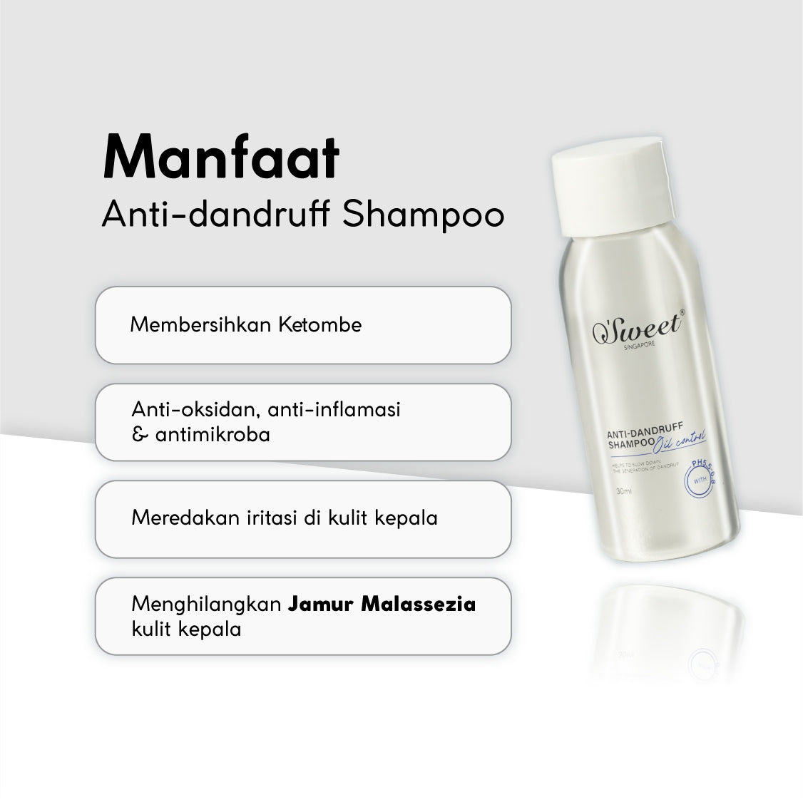 OSWEET Anti-Dandruff & Oil Control Shampoo 30ML