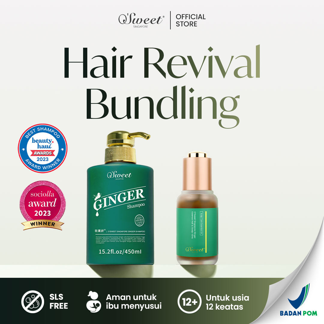 OSWEET Hair Revival Bundling Ginger Shampoo + Tonic