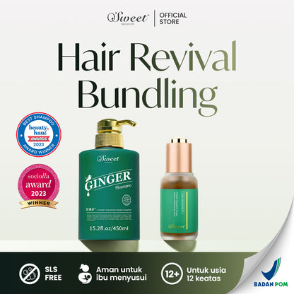 OSWEET Hair Revival Bundling Ginger Shampoo + Tonic