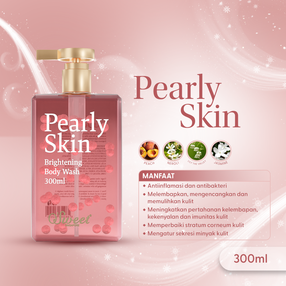 OSWEET Pearly Skin Brightening Perfumed Body Wash - 300ml