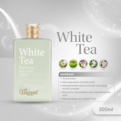 OSWEET White Tea Brightening Perfumed Body Wash - 300ml