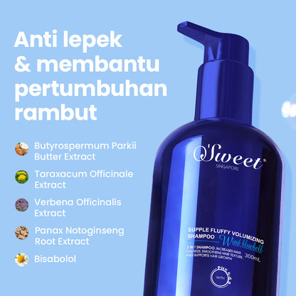 Osweet OSWEET Supple Fluffy Volumizing Shampoo 300ml – OSWEET SINGAPORE