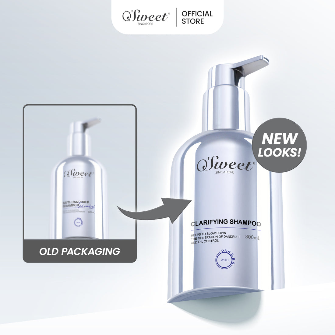 OSWEET Anti-Dandruff &amp; Oil Control Shampoo