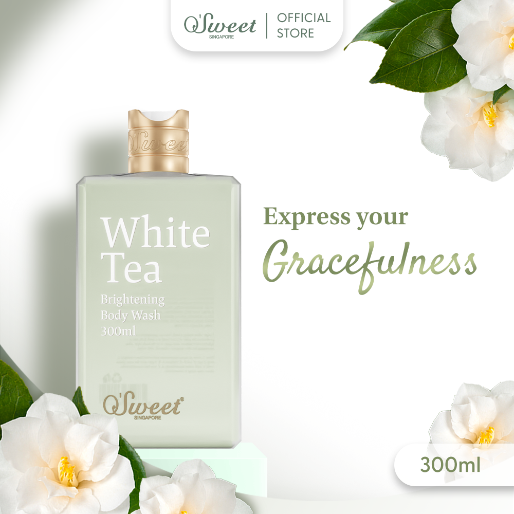 OSWEET White Tea Brightening Perfumed Body Wash - 300ml